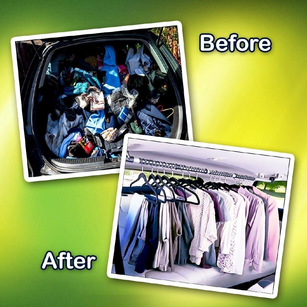 Car Clothes Hanger Retractable Multifunctional Car Coat Hangers Vehicle Clothes Hanger Jackets Suits Holder Rack Auto Supplies For Universals Car