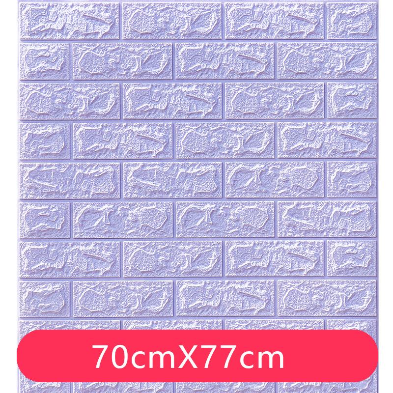 

10 шт. DIY 3D наклейки на стіну, імітація цегли, прикраса спальні, водонепроникні самоклеючі шпалери для вітальні, кухні 10PCS 70*77cm
