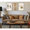 ZPJLRFC 3Pcs Vintage Fishing Canvas Wall Art Minimalism Fishing Gear Posters Artwork Fisherman Cave Painting Pictures Wall Decor for Outdoorsy Cabin