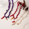 Seaside Vacation Popular Necklace With Rope Sun Starfish Small Fish Diy Necklace Electroplating Color Retention