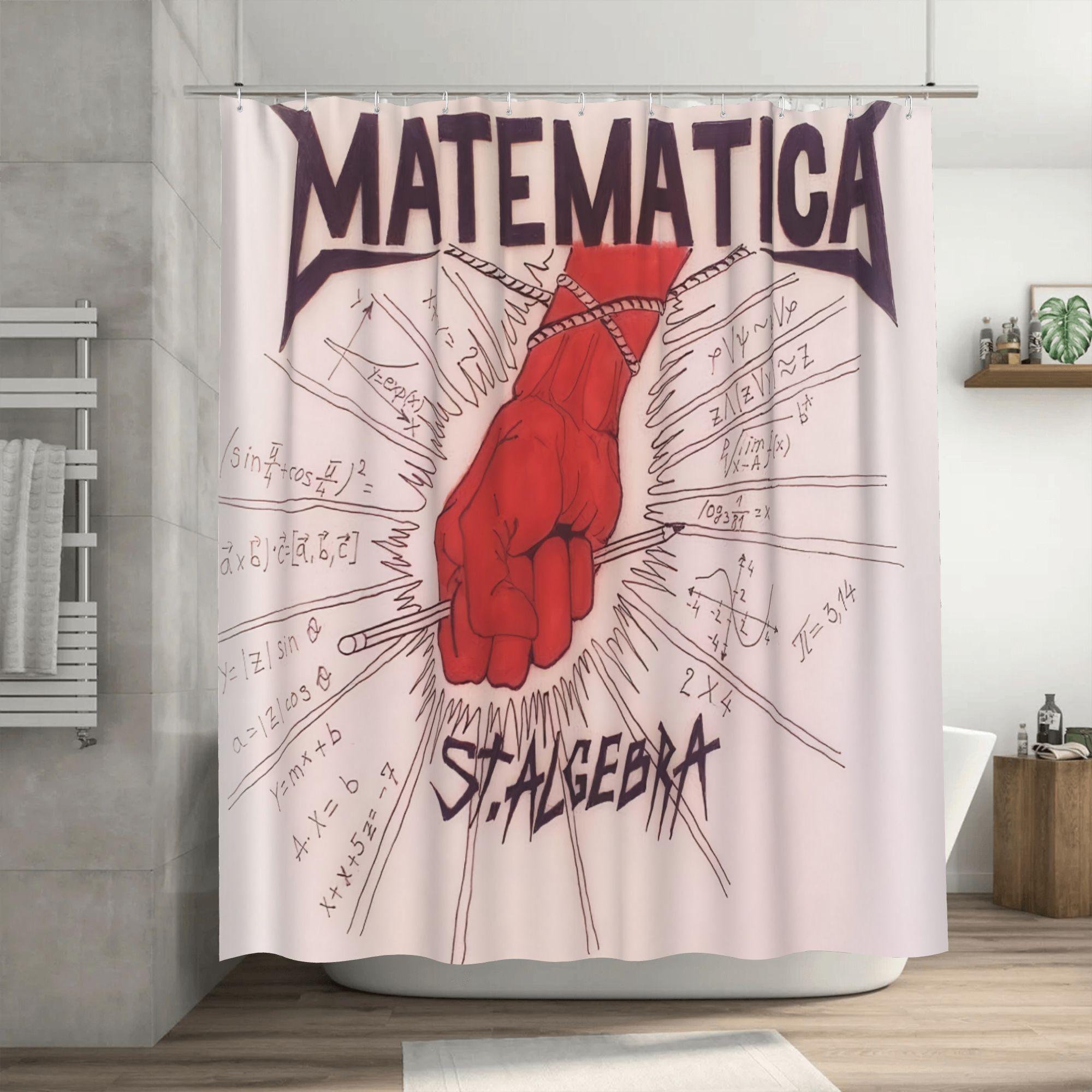 

Hand Held Band Theme, Removable Polyester Bathroom Decor with Character Pattern Design, Perfect for Enthusiasts and Fashionable 90x180cm
