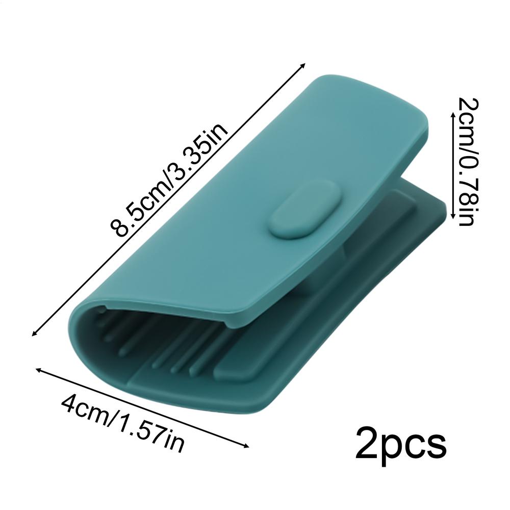 2 Pieces Silicone Handles Anti-Scalding Non-Slip Silicone Pot Handle Cover Heat Insulation Handle Cover Kitchen Gadgets