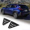 ABS Gloss Black Rear Window Louver Shutter Cover Trim For Subaru Crosstrek 23-24