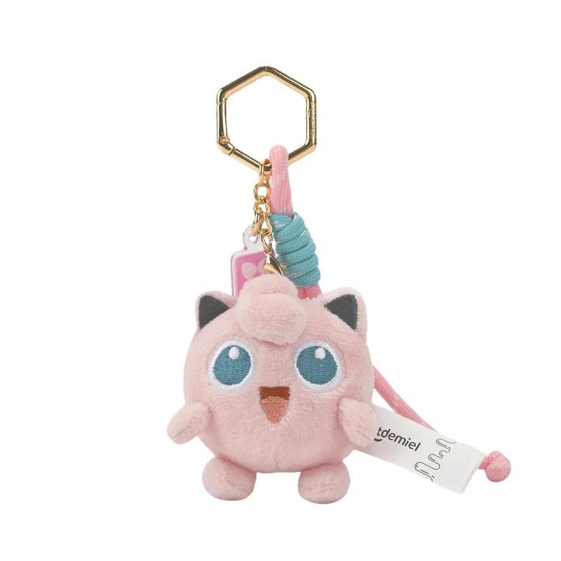 Manga Pikachu Keyring Gengar Togepi Sprigatito Mew Jigglypuff Mimikyu Filled Plaything Adorable Fluffy Keychain Plushies Ornament Favors