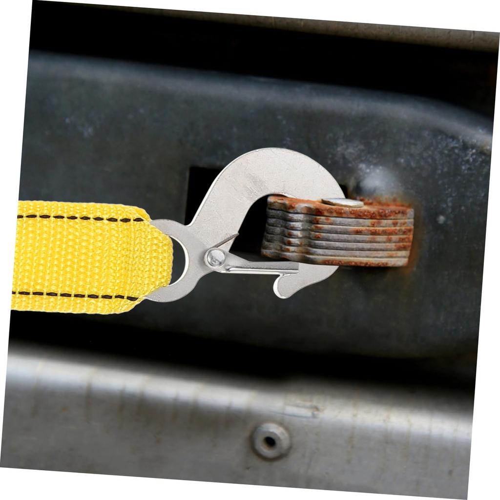 Parliky Car Tow Rope Tow Chain with Hook, Short Ratchet Stst, Emergency Tow St,