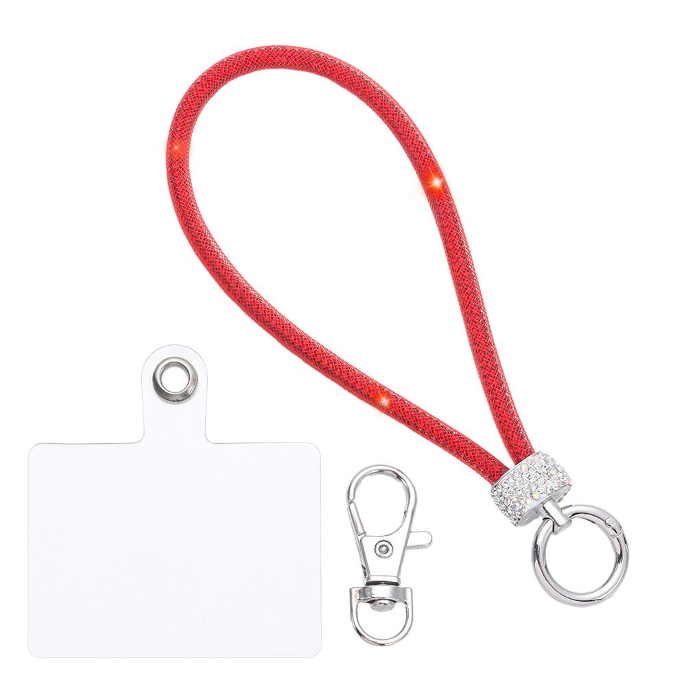 Phone Diamond Crystal Wrist Straps Glitter Rhinestone Phone Lanyard Keychain Hanging Anti-lost Rope