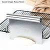 Stainless Steel Cake Scraper for DIY Dough Pastry Buttercream Edge Smoother - Cake Decorating Tools Baking Accessories