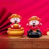Festive Resin God Of Wealth Miniature Cute Diy Blind Box Decoration