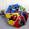 Disney Avengers,Superheroes,Comics Manual Opening and Closing Umbrella, 8-Rib Reinforced Folding Design, Lightweight
