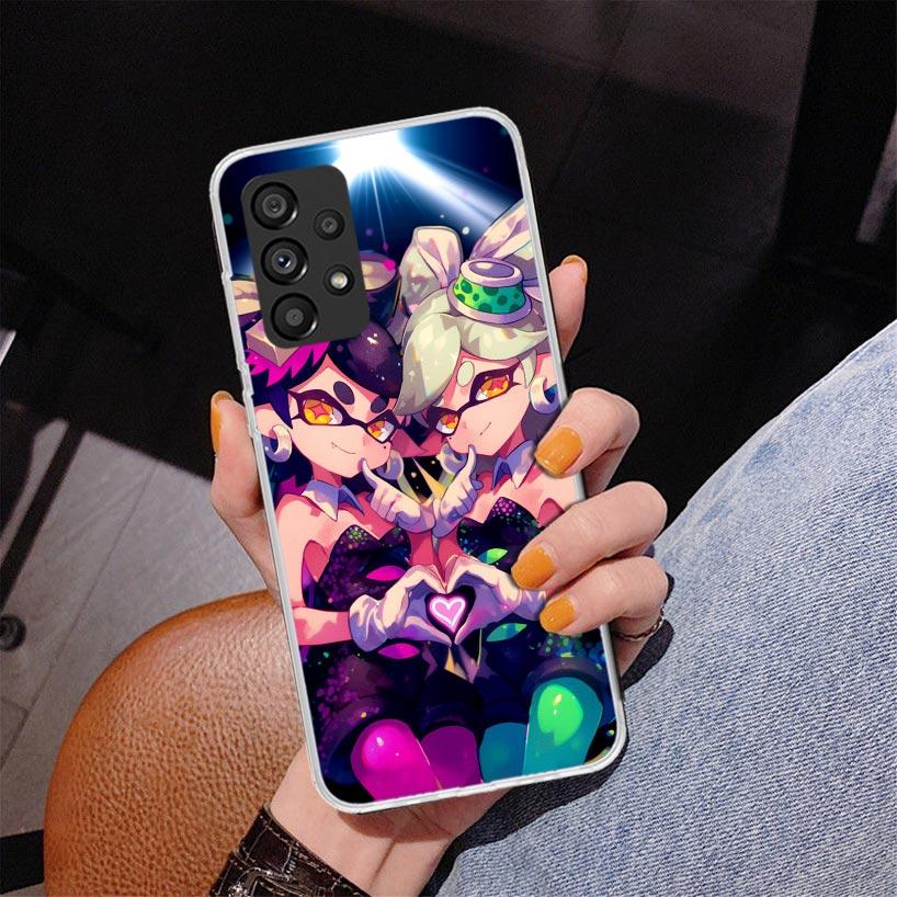 

Game S-Splatoons Phone Case For Samsung Galaxy A52 A32 A22 A12 A51 A31 A50S A30S A20S A10S Note 20 Ultra 10 Plus S10 A72 A71 Gal Samsung A10S