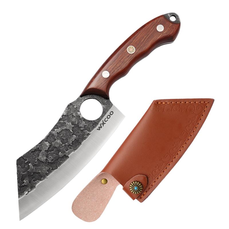 Kitchen Cleaver Forged Butcher Knife Peeling Boning Knife Slicing Sharp Chef Meat Fish Cutting Cooking Tools with Cover
