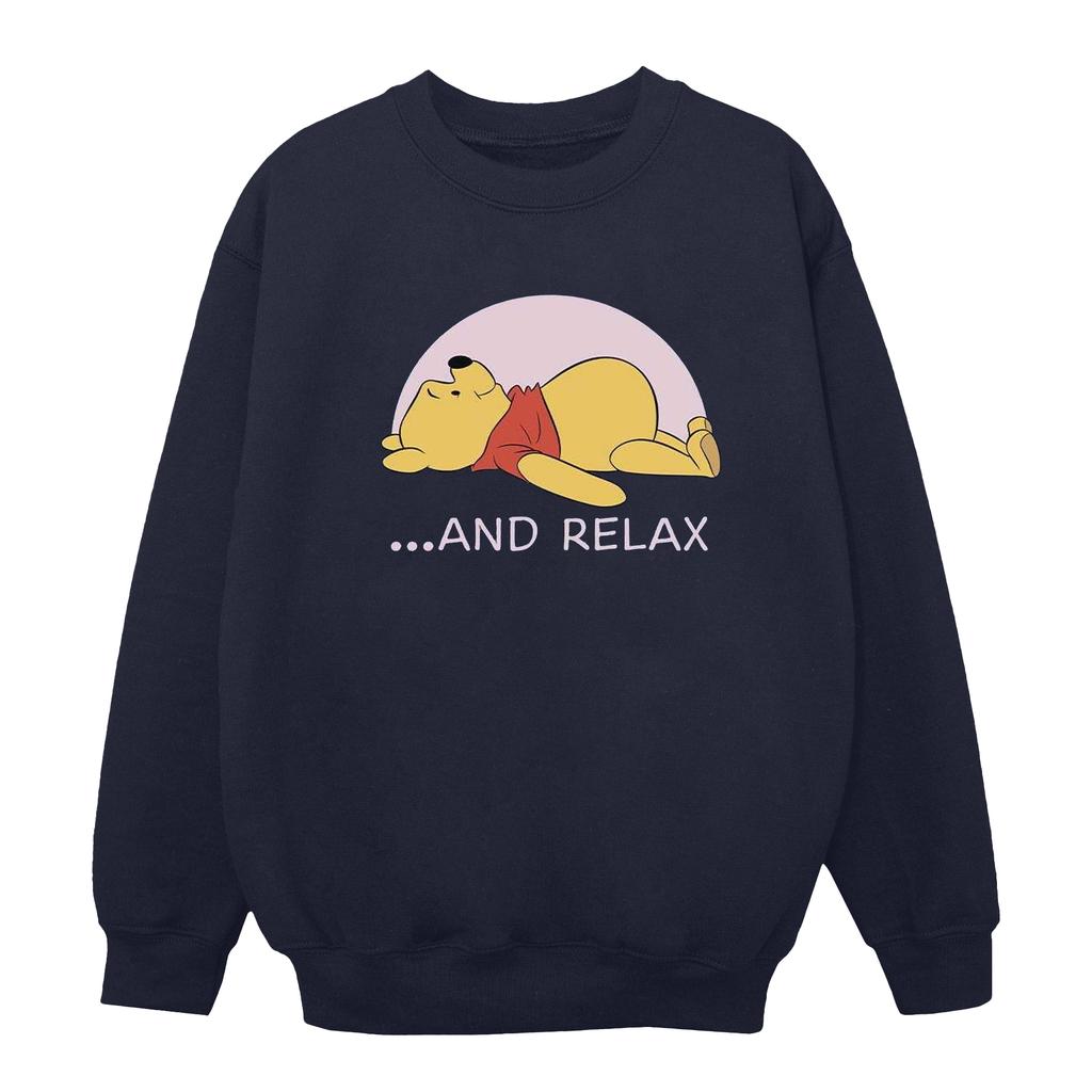 Disney Womens/Ladies Winnie The Pooh Relax Sweatshirt
