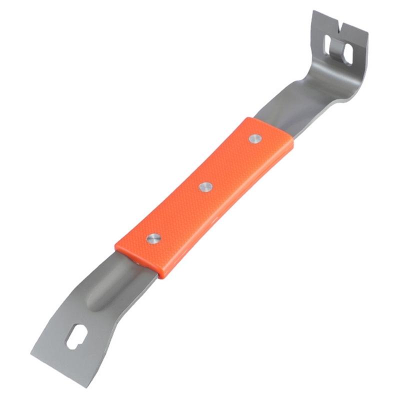 

StainlessSteel Prybar Scrapers Remove Residues from Steel, Aluminum, and More Prybar End Offer Leverages 1