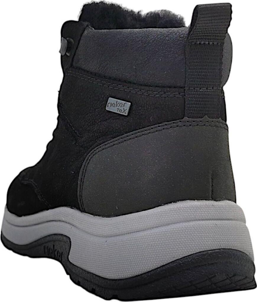 Ботинки Rieker зимние 11020-00 черный карбон серый