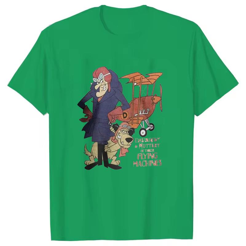 

Men s Women s Dastardly Muttley Flying Machines Wacky Races Cartoon T Shirts Clothing O Neck Tee Shirt Graphic Printed T-Shirts 4XL
