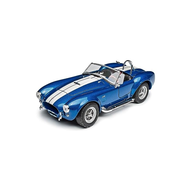 WELLY 1/24 Ford 1965 Shelby Cobra 427 SC Blue / Diecast Miniature Car Finished Model 24002W BL