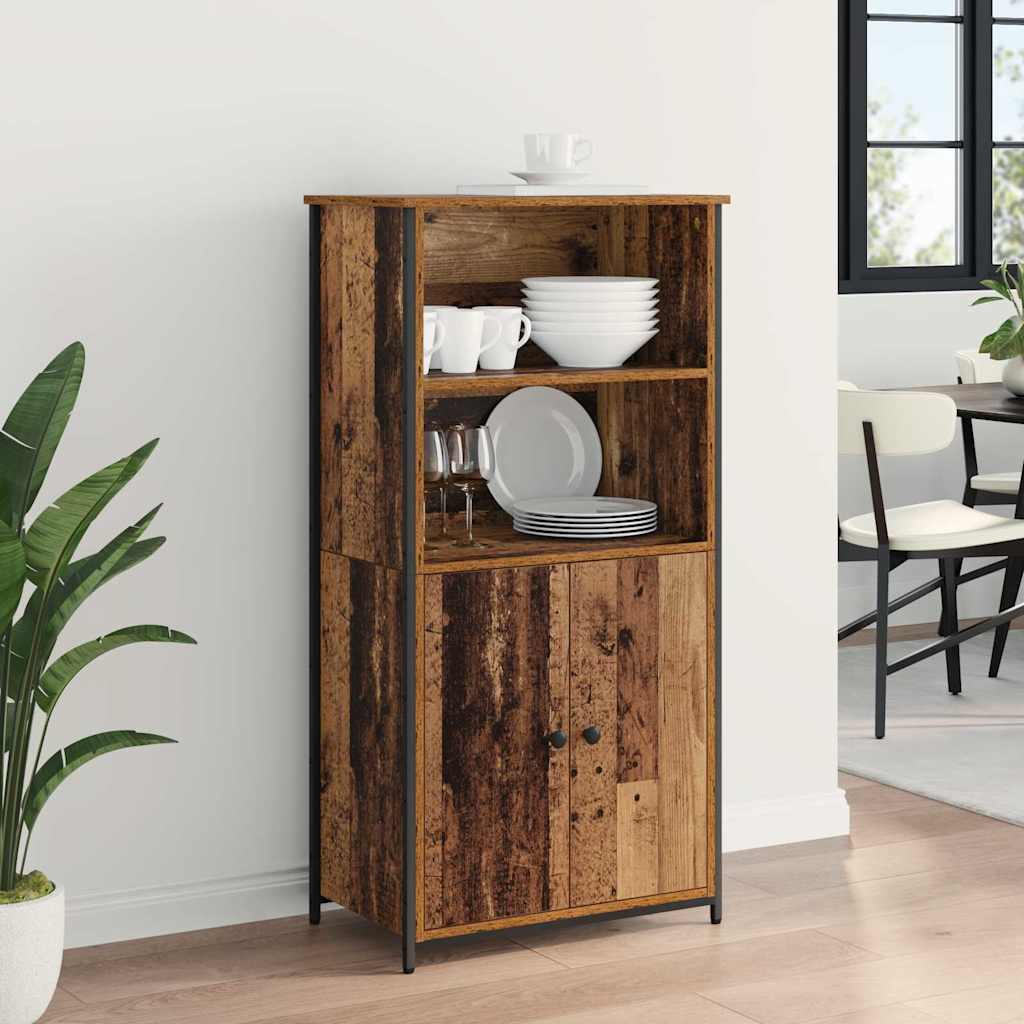Highboard Reclaimed Wood 62 x 36 x 121.5 cm Particle Board