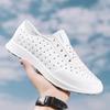 LUCHI Summer Couple Sports Hole Shoes Casual Beach Hollow Korean Version Breathable Men's and Women's Cool Slippers