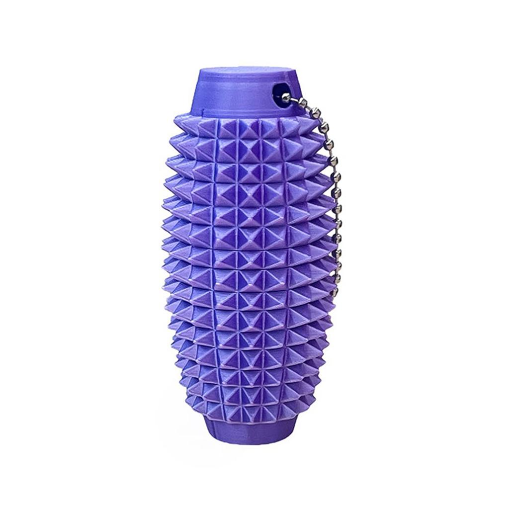 Kolczasta Grippie Stim Breloczek Ręczny Twardy Kolczasty Wałek Breloczek Prezent Dla Przyjaciół Rzucanie Stresem