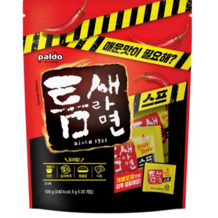 

[Пальдо] Тхымсэ Рамён Приправа для супа 20 пакетиков