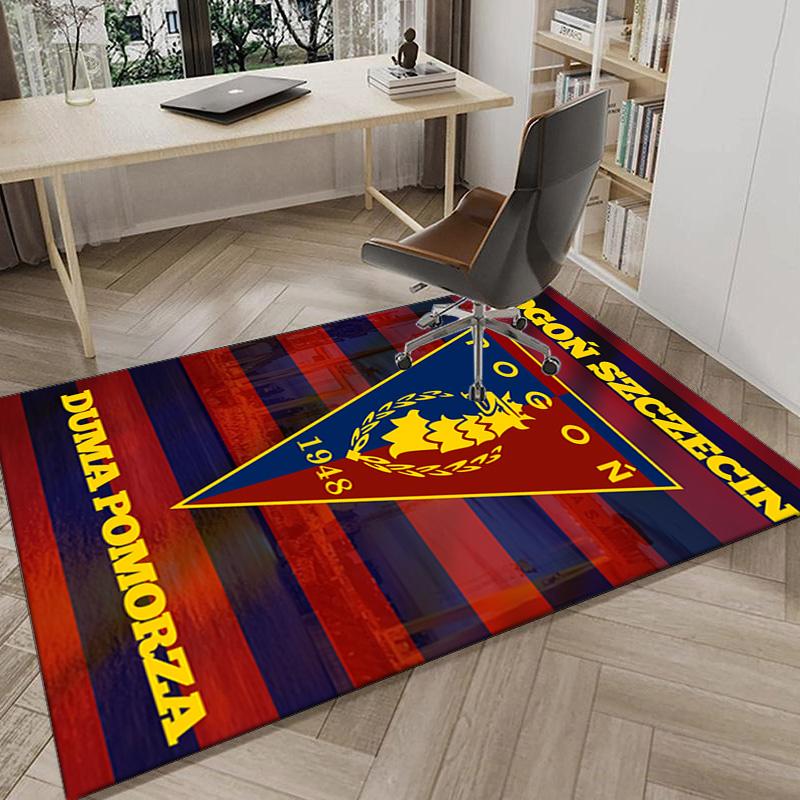 Pogoń Football Crest Area Rug Office rug, Chair Rug, Decor Carpet Livingroom bedroom Mat, Large Size Fan gifts Christmas gifts