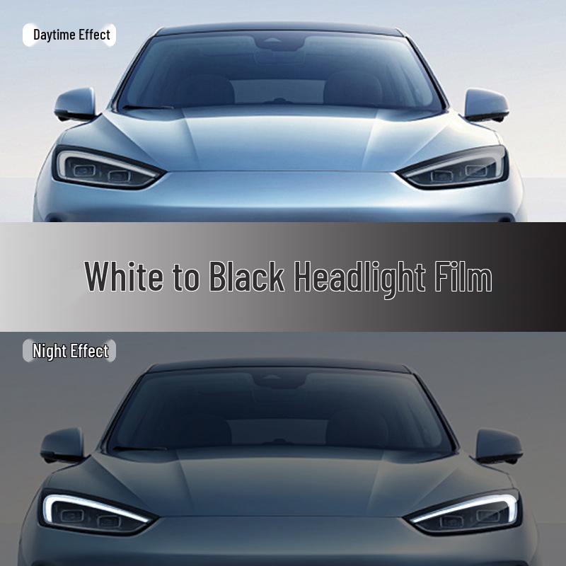 Exclusive BMW 3 Series TPU Color-Changing Protective Film: Transparent, Shifts from White to Purple to Black