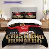 Cristiano Ronaldo Manchester Legacy Threepiece Set Without Core 1 Duvet Cover 2 Pillowcase Without Core Soft And Comfortable Bedding Set