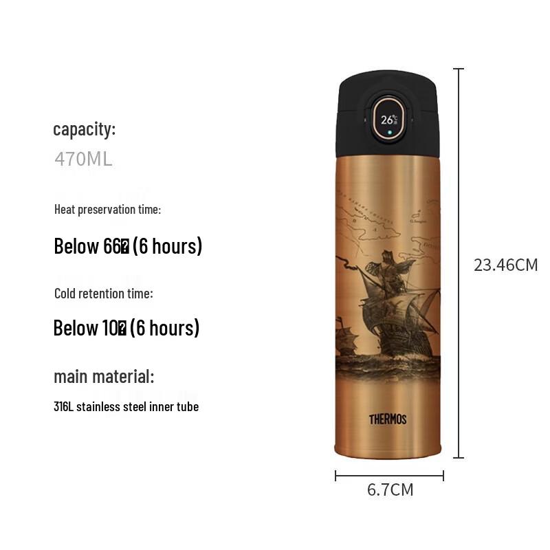 

THERMOS TEEA Smart Vacuum Flask 470ml