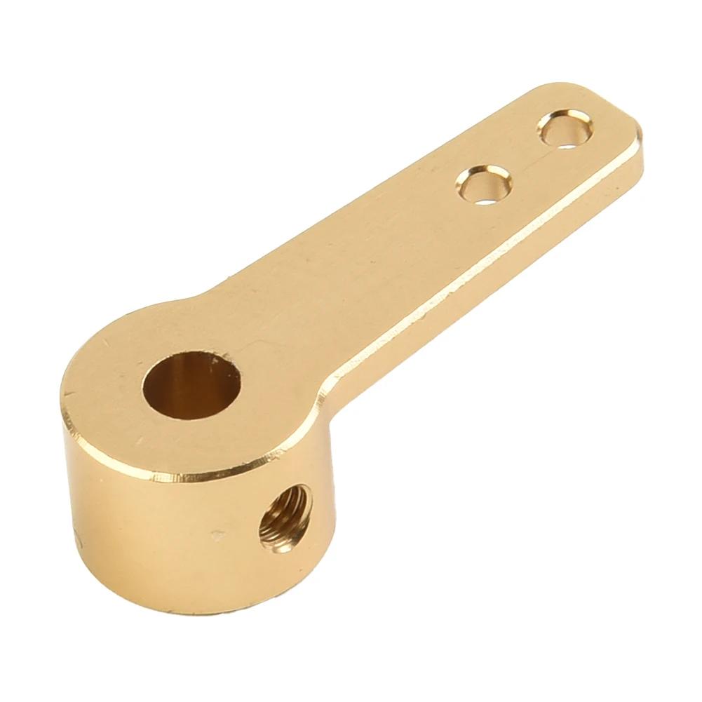 Single SteeringArm Tiller 1 Pc 3.1/4.1/5.1MM Aluminum Alloy Arms Boat Car For RC Model Gold Parts Screw Brand New