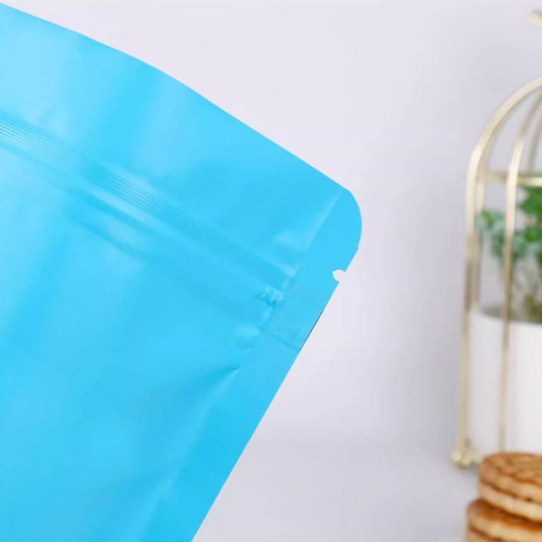 Aluminum Foil Self-supporting Self Sealing Bag, Colored Light Proof and Moisture-proof Packaging Bag, Used for Fish Bait/tea Powder/food Seasoning