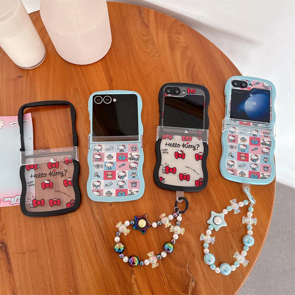 Hello Kitty Samsung Galaxy Z Flip Series Protective Case with Lanyard