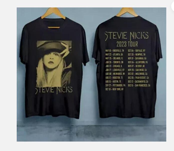 Stevie Nicks 2023 Tour T-Shirt Stevie Nicks Tour 2023 Live in Concert Shirt Unisex T-Shirt XL