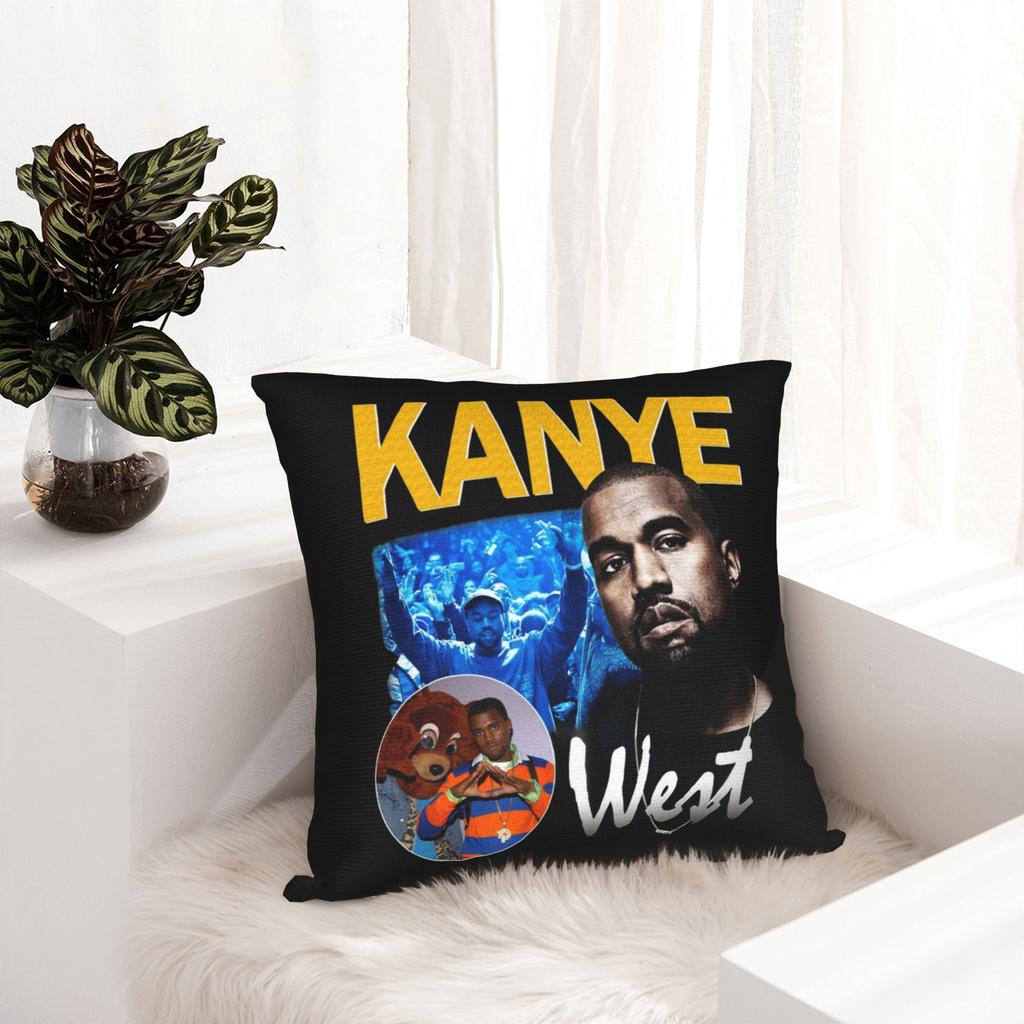 Kanye West Pillowcase Printed Polyester Cushion Cover Decorations Throw Pillow Case Cover Home 40X40Cm