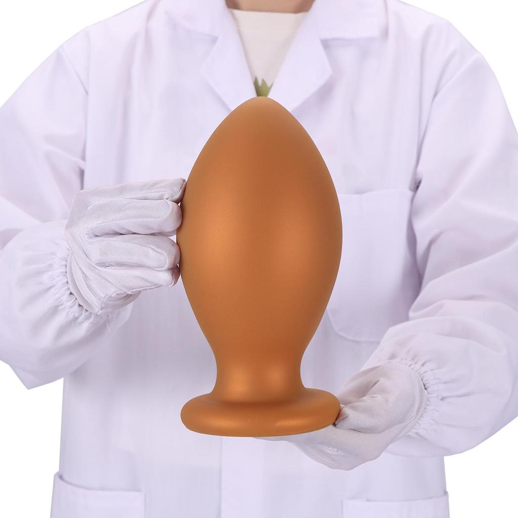 Tappo Anale a Forma di Uovo di Drago in Silicone per Uomini e Donne - Giocattolo Erotico per Flirtare e Uso all'Aperto
