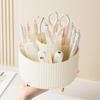 New Large Capacity 360 Rotating Makeup Organizer Desktop Cosmetic Storage Box Lipstick Makeup Brush Pen Holder for Bathroom