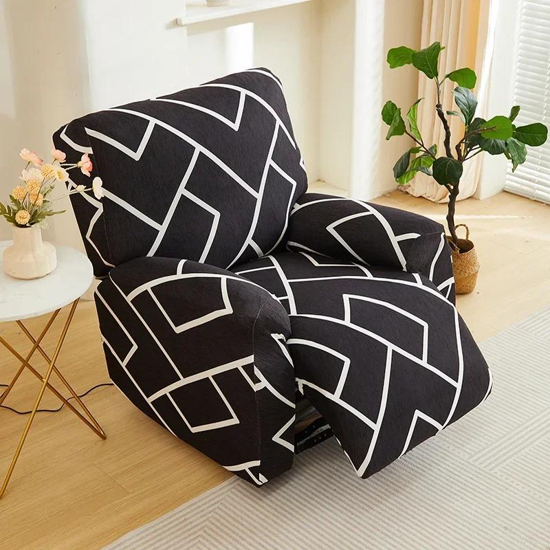 1/2/3seater Boho Recliner Sofa Covers for Printed All-inclusive Relax Armchair Cover Stretch Couch Protector Funda Sofá 3 Plazas