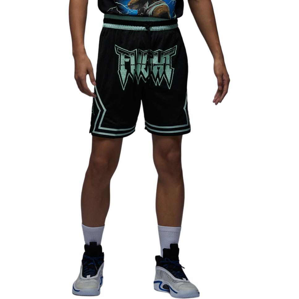 Jordan Sport Diamond Dri-Fit Shorts Black/Mint Men Streetwear FN5869-010