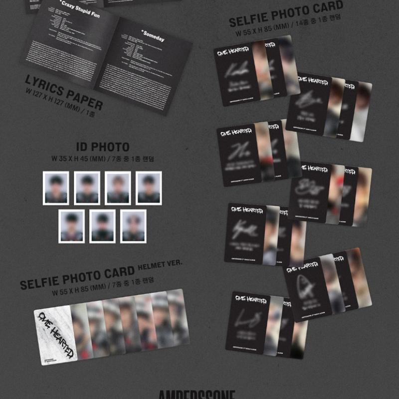 Ampersand One   One Hearted  2nd Single Album  Postcard Ver. 