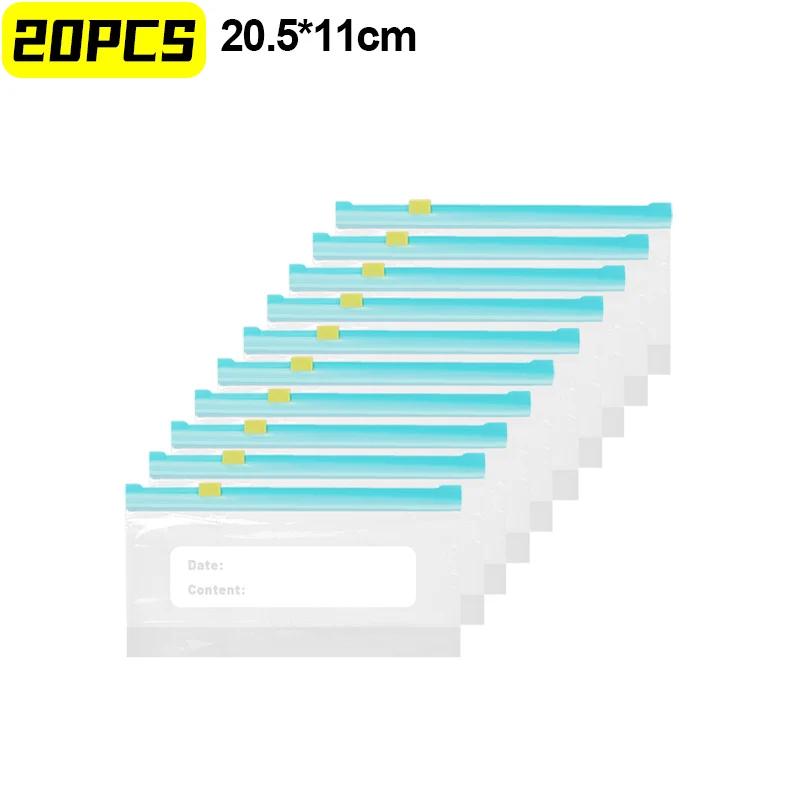 6010 шт Пластиковые пакеты с застежкой-молнией пакеты для хранения продуктов многоразовые пакеты для хранения продуктов кухонные холодильники контейнеры для свежей еды упаковочные пакеты 889₽