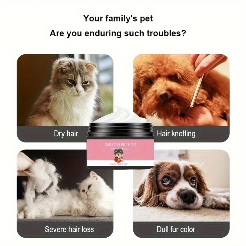 Balsamo per animali domestici, senza nodi, idrata e ammorbidisce il pelo del cane, adatto per animali domestici, liscio, condizionato e idratato, adatto per la pelle sensibile degli animali domestici