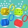 Soft Material TPR Sensory Hand Ring Toys Flexible Design Silent Decompressors Bracelet  Kids Play