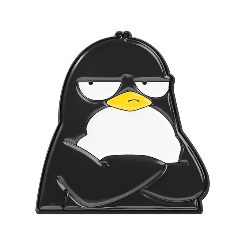 Multi Animal Style Cute Healing Enamel Pins Cat Duck Goose Goofy Style Brooches Lapel Badge Funny Jewelry Gifts Accessories