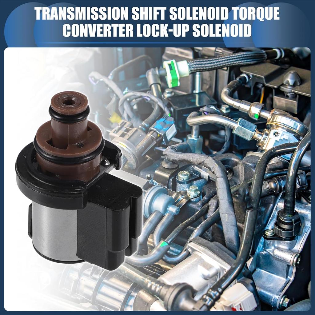 Transmission Shift Solenoid Torque Converter Lock-Up Solenoid, No.31706AA031 for Subaru Outback Impreza Legacy W/CVT TR580/690 2.0L 2.5L, 12.2-13.2