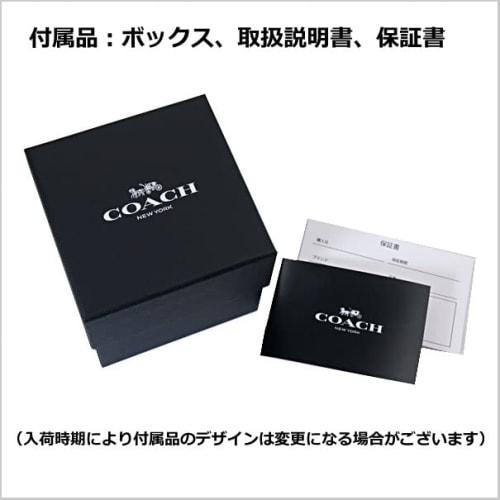 Coach Charles 41mm Men's Watch with Navy Dial, Silicone Rubber Strap, and Signature C (14602634)