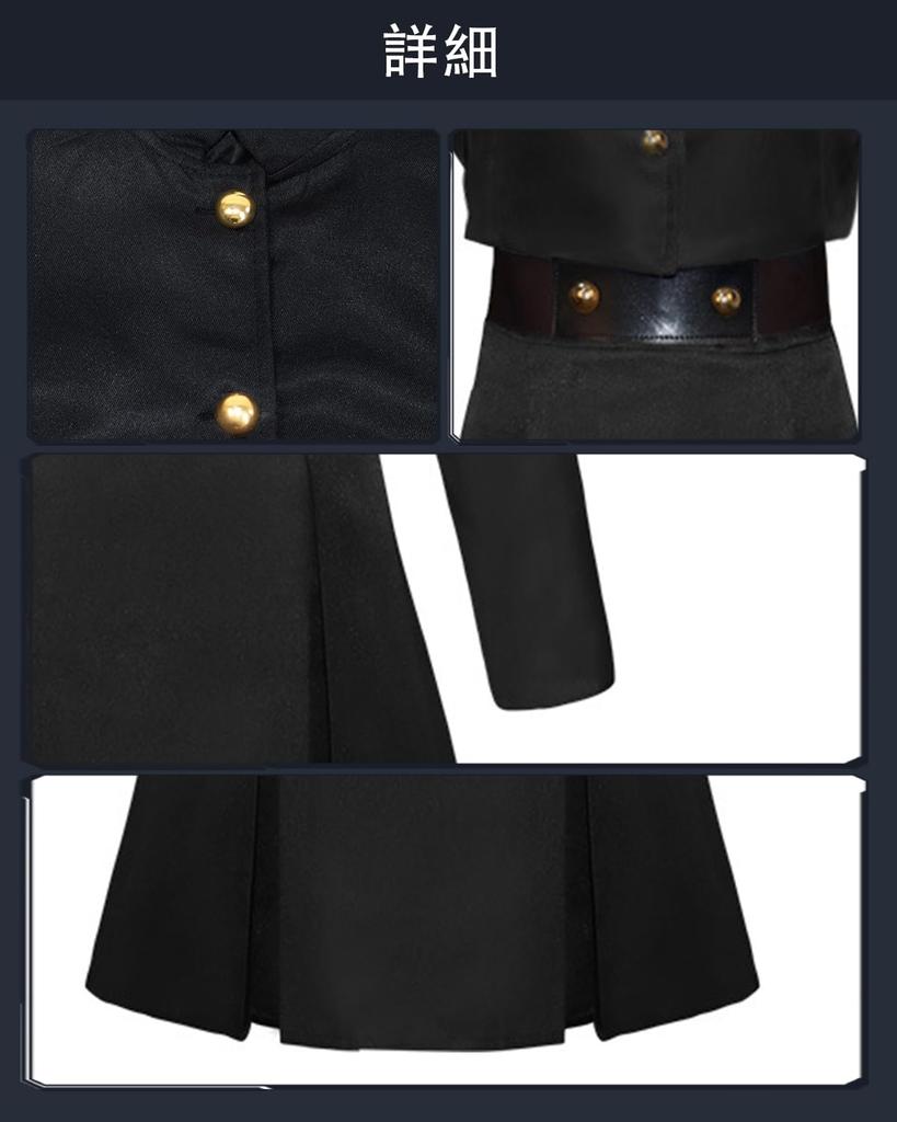 Kugisaki Nobara Cosplay Costume with Grade 3 Full Adult Perfect for School Festivals Nobara Wig Size [Excellent Quality] Wig, Sorcerer, Anime, Set,