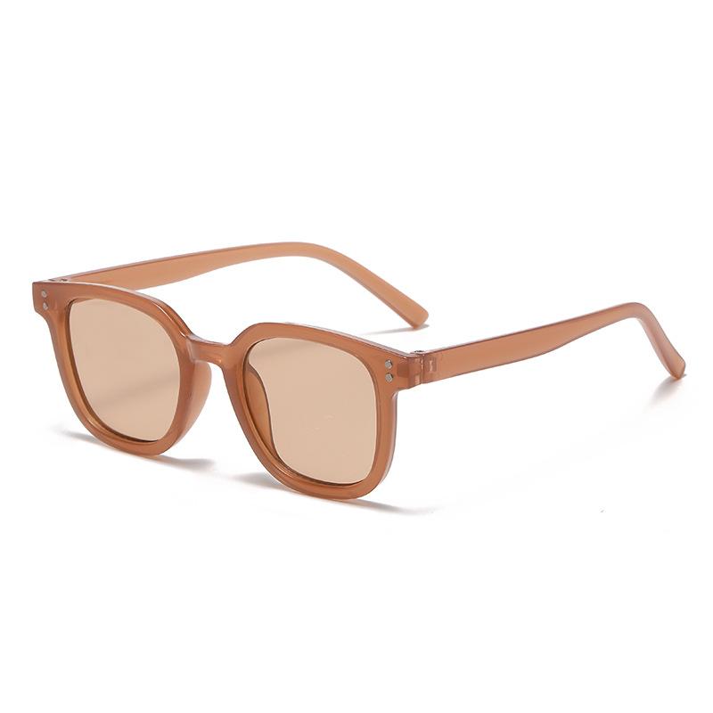 

7309 цветные солнцезащитные очки женские ретро классические очки с рисунком рисовых ногтей оправа детские милые детские солнцезащитные очки