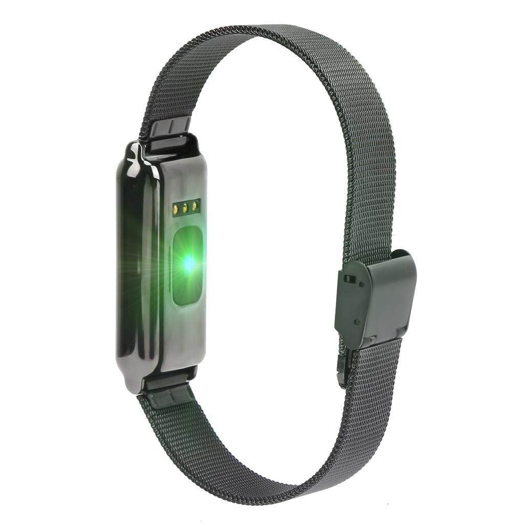 IP67 Waterproof Sports Bracelet 0.96in Screen Watch Fitness Sleep Monitoring Smart BandBlack