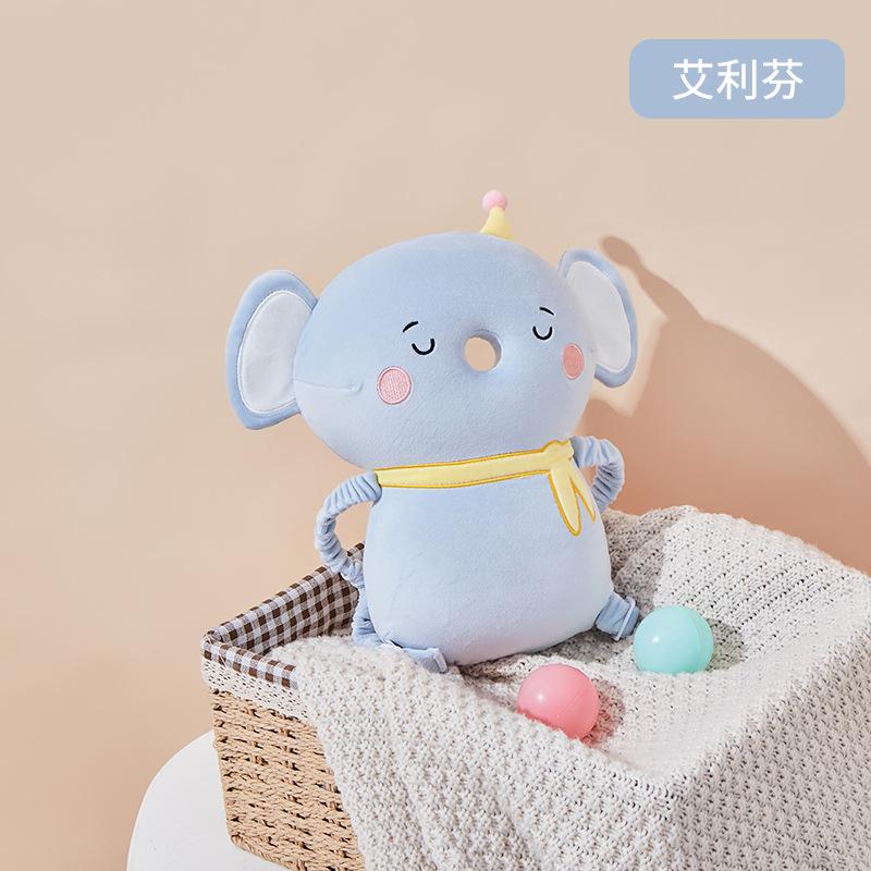 Baby anti-fall pillow head protector, infant anti-fall head guard, children s walking anti-collision head protector, cartoon style 29*21*8