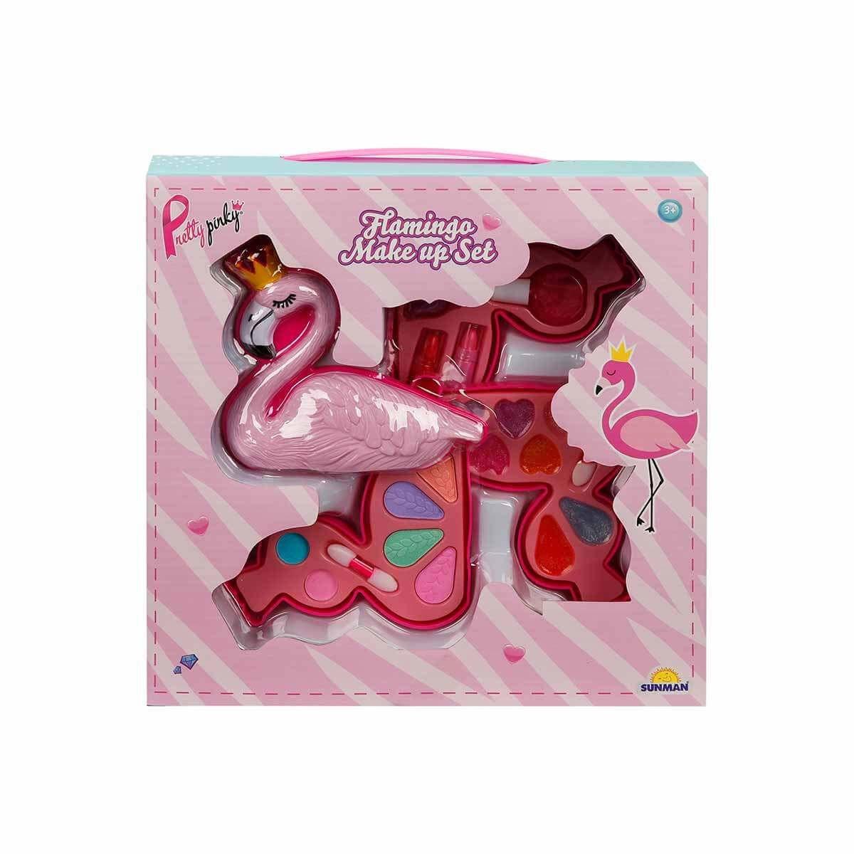 

2599 Трехуровневый набор для макияжа в форме фламинго