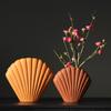 Creative Art Shell Vase Ceramic Hydroponic Vase Flower Arrangement Home Decor Indoor Decoration Desktop Ornaments